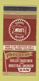 Matchbook Cover - UAW Union Auto Workers Detroit MI WEAR 30 Strike