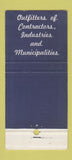 Matchbook Cover - Cyril Burke Inc Detroit MI contractors supply 30 Strike
