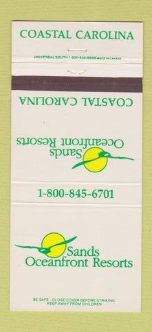 Matchbook Cover - Sands Oceanfront Resorts NC SC 30 Strike