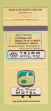 Matchbook Cover - Sea Foam Motel Nags Head NC 30 Strike