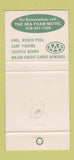Matchbook Cover - Sea Foam Motel Nags Head NC 30 Strike