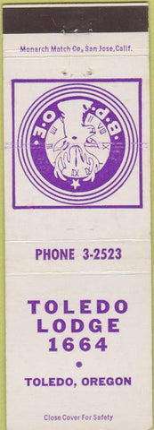Matchbook Cover - Matchbook Cover Elks Club Toledo OH