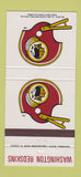 Matchbook Cover Redskins Football Wood's Baseball Cards Portsmouth VA 30 Strike