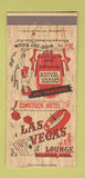Matchbook Cover - Las Vegas Lounge Moorhead MN girlie 30 Strike