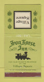 Matchbook Cover - Iron Horse Inn Seattle WA Village Square WEAR 30 Strike