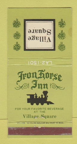Matchbook Cover - Iron Horse Inn Seattle WA Village Square WEAR 30 Strike