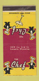 Matchbook Cover - The Chef Laramie WY 30 Strike