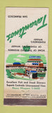 Matchbook Cover - Tarantino's San Francisco CA WEAR 21 Strike Feature