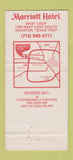 Matchbook Cover - Diamond Lil's Marriott Hotel Houston TX 30 Strike
