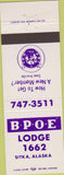 Matchbook Cover - Matchbook Cover Elks Club Sitka AK