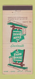 Matchbook Cover - The Farm House Restaurant Bakersfield CA 30 Stick