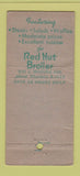 Matchbook Cover - Red Hut Broiler Los Angeles CA WORN 30 Stick