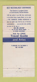 Matchbook Cover - Colonial Motel Kansas City KS Best Western STAINED 30 Strike