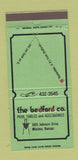 Matchbook Cover - Bedford Pool Tables Mission KS billiards 30 Strike