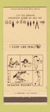Matchbook Cover - Village Inn Banner Elk NC 30 Strike