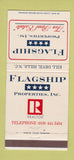 Matchbook Cover - Flagship Properties Real Estate 30 Strike