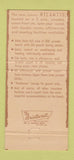 Matchbook Cover - Atlantis Lodge Atlantic Beach NC 30 Strike