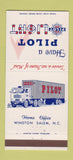 Matchbook Cover - Pilot Trucking Winston Salem NC 30 Strike