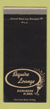 Matchbook Cover - Esquire Lounge Dickinson ND WEAR 30 Strike