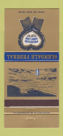 Matchbook Cover - Glendale Federal Bank CA? 30 Strike