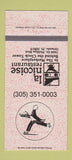 Matchbook Cover - La Nicoise Restaurant Orlando FL 30 Strike