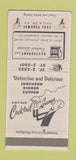 Matchbook Cover - 2601 Restaurant Philadelphia PA 30 Strike