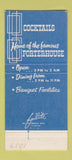 Matchbook Cover - Blue Ox Restaurants Goleta CA 30 Strike
