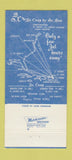 Matchbook Cover - St Croix by the Sea Hotel Virgin Islands 30 Strike