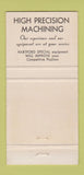 Matchbook Cover - Hartford Special Drill Simsbury CT 30 Strike