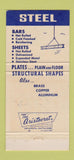 Matchbook Cover - Chapin Bangs Steel Bridgeport CT 30 Strike