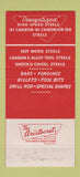 Matchbook Cover - Latrobe Steel PA Jack Naylor Hartford CT 30 Strike