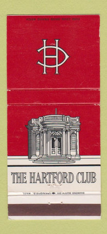 Matchbook Cover - Hartford Club CT 30 Strike