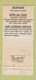 Matchbook Cover - Seafare Restaurant Nags Head N 30 Strike