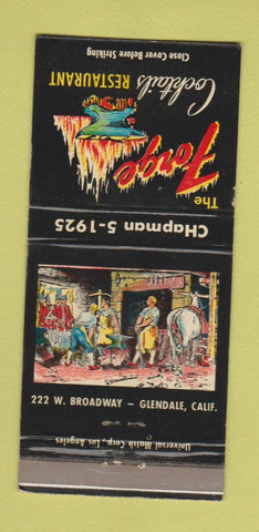 Matchbook Cover - The Forge Restaurant Glendale CA 30 Strike