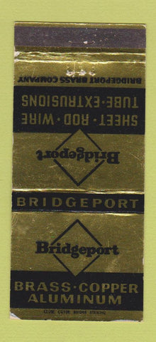 Matchbook Cover - Bridgeport Brass Copper Aluminum CT WEAR 30 Strike