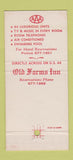 Matchbook Cover - Avon Old Farms Motel Avon CT 30 Strike