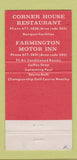 Matchbook Cover - Farmington Motor Inn CT 30 Strike