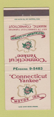 Matchbook Cover - Connecticut Yankee Motor Inn Niantic CT 30 Strike