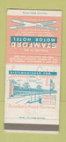 Matchbook Cover - Stamford Motor Hotel Stamford CT 30 Strike