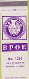 Matchbook Cover - Matchbook Cover Elks Club Benton IL