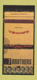Matchbook Cover - Camel Cigarettes 7 Brothers Hamtramck MI 30 Strike
