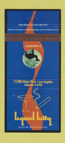 Matchbook Cover - Camel Cigarettes Liquid Kitty Los Angeles CA 30 Strike