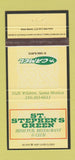 Matchbook Cover - St Stephen's Green Irish Pub Santa Monica CA Camel 30 Strike