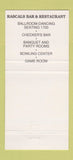 Matchbook Cover - Medina Inn Motel Rascals Hamel MN 30 Strike