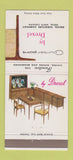 Matchbook Cover - Drexel Furniture Drexel NC 30 Strike
