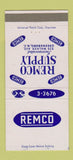 Matchbook Cover - Remco Supply Greensboro NC bolts screws  30 Strike