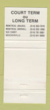 Matchbook Cover - Ryder Rental Trucks Montreal Boucherville QC 30 Strike