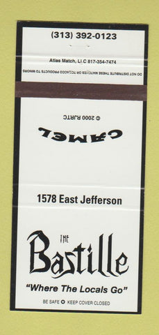 Matchbook Cover - Bastille Cafe Detroit MI Camel Cigarettes 30 Strike