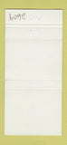 Matchbook Cover - Bastille Cafe Detroit MI Camel Cigarettes 30 Strike