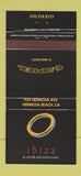 Matchbook Cover - Camel Cigarettes Ibiza Hermosa Beach CA 30 Strike